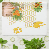 Rett der Bienen Geschirrtuch (Gefaltet)