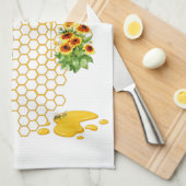 Rett der Bienen Geschirrtuch (Viertel Falte)