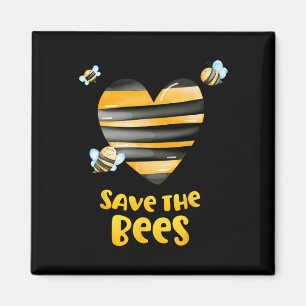 Rett der Bienen Herz-Apiary-Shirt Biene Bienenzüch Magnet