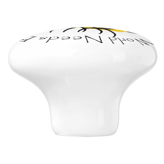 Rett der Bienen Keramikknauf (Seitenansicht)