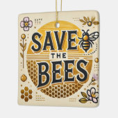 Rett der Bienen Keramikornament (Links)