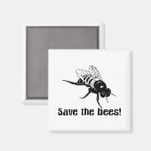 Rett der Bienen Magnet (Vorderseite/Rückseite)