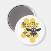Rett der Bienen Magnet (Vorderseite/Rückseite)