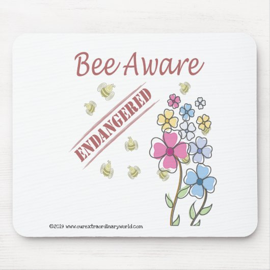Rett der Bienen Mousepad (Vorne)