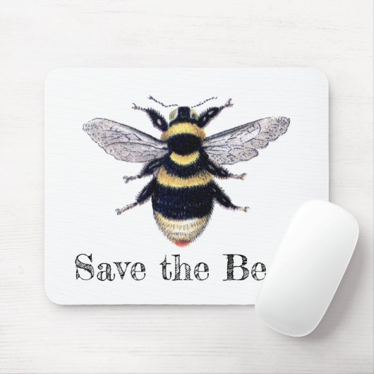 Rett der Bienen Mousepad (Mit Mouse)