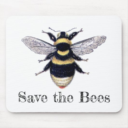 Rett der Bienen Mousepad (Vorne)