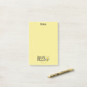 Rett der Bienen-Nachhinweise Post-it Klebezettel (Auf Schreibtisch)