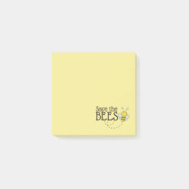 Rett der Bienen-Nachhinweise Post-it Klebezettel