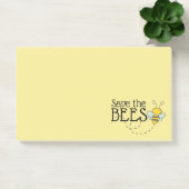 Rett der Bienen-Nachhinweise Post-it Klebezettel (Büro)