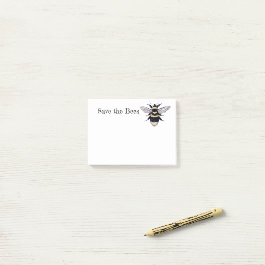 Rett der Bienen Post-it Klebezettel (Auf Schreibtisch)