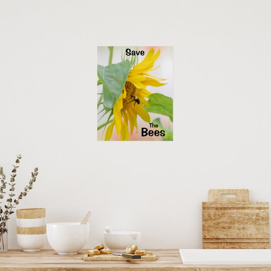Rett der Bienen Poster (Küche)