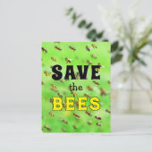 Rett der Bienen Postkarte (Stehend Vorderseite)