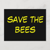 rett der Bienen Postkarte (Vorderseite)