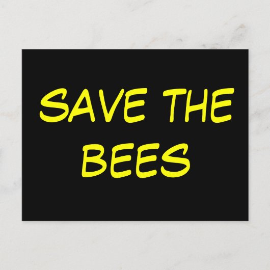 rett der Bienen Postkarte (Vorderseite)