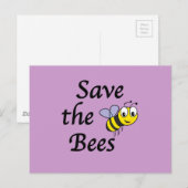 Rett der Bienen Postkarte (Vorne/Hinten)