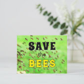 Rett der Bienen Postkarte (Stehend Vorderseite)