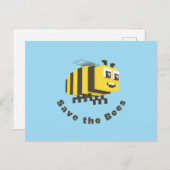 Rett der Bienen Postkarte (Vorne/Hinten)