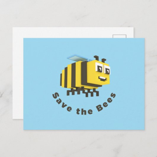 Rett der Bienen Postkarte (Vorne/Hinten)