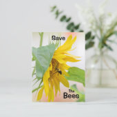 Rett der Bienen Postkarte (Stehend Vorderseite)