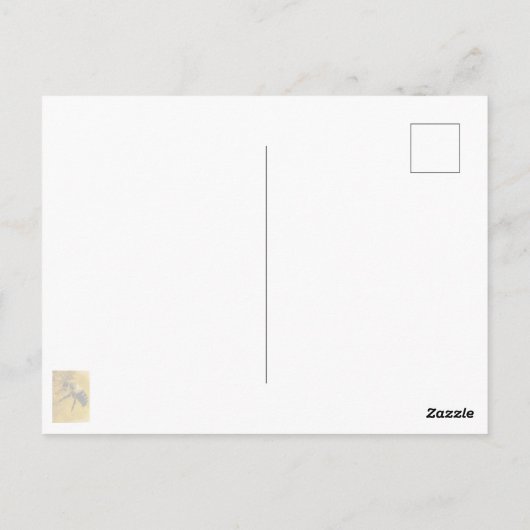 Rett der Bienen Postkarte (Rückseite)