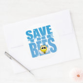 Rett der Bienen Runder Aufkleber (Umschlag)