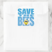 Rett der Bienen Runder Aufkleber (Tasche)