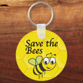 Rett der Bienen Schlüsselanhänger (Vorderseite)