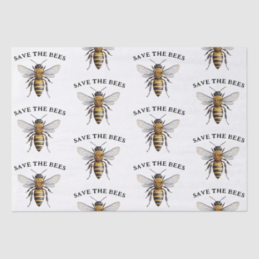 Rett der Bienen Seidenpapier (Vorderseite)