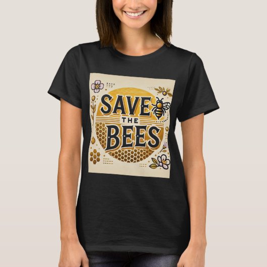 Rett der Bienen T-Shirt (Vorderseite)