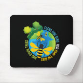 Rett der Bienen - Tag des Umweltschutzes Mousepad (Mit Mouse)