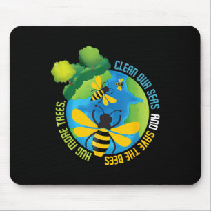 Rett der Bienen - Tag des Umweltschutzes Mousepad