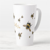 Rett der Bienen Tall Custom Milchtasse (Rechte Ecke)