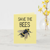 Rett der Bienen und Hilfe beim Blanken der Karte (Gelbe Blume)