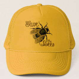 Rett der Bienen Vintage Bienenstockblume Truckerkappe