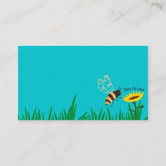 Rett der Bienen Visitenkarte (Rückseite)