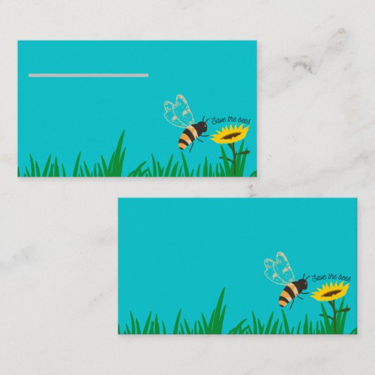 Rett der Bienen Visitenkarte (Vorne/Hinten)