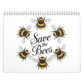 Rett der Bienenart als fliegende Insektenwissensch Kalender (Titelbild)