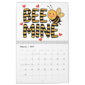 Rett der Bienenart als fliegende Insektenwissensch Kalender (Feb 2027)