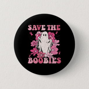 Rett der Boo-Babys Rosa Geist weibliche Brustkrebs Button