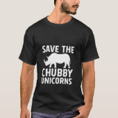 rett der Chubby-Einhörner T-Shirt (Vorderseite)