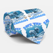 Rett der Chubby Mermaids Manatees Krawatte (Gerollt)