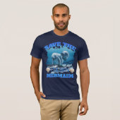 Rett der Chubby Mermaids Manatees T-Shirt (Vorne ganz)