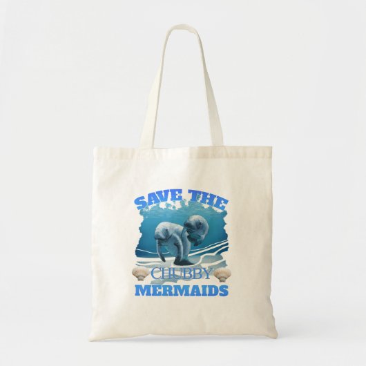 Rett der Chubby Mermaids Manatees Tragetasche (Vorne)