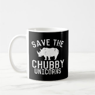 Rett der Chubby Unicorns Fat Rhino Kaffeetasse