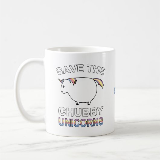 Rett der Chubby-Unicorns Kaffeetasse (Links)