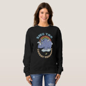 Rett der Chubby Unicorns Niedlich Rhinoceros 3 Sweatshirt (Vorne ganz)