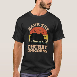 Rett der Chubby Unicorns Rhino Animal Rights Acti T-Shirt