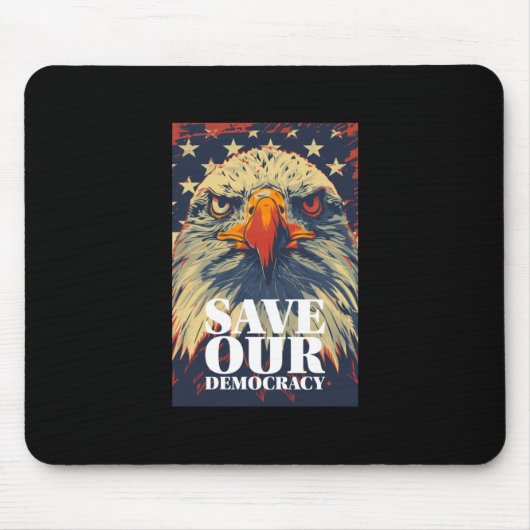 Rett der Demokratie Mousepad (Vorne)