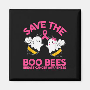 Rett der Ees Boo Bees Breast Cancer Halloween Wome Magnet