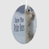 Rett der Eisbären Ornament (Vorderseite)